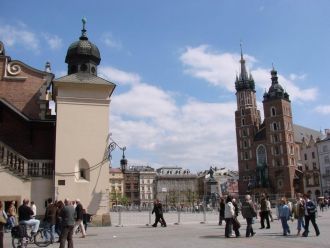 Рыночная площадь и Сукенницы в Кракове в