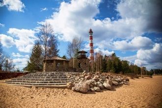 Строительство Осиновецкого маяка, второг