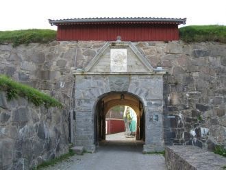 Вход в Главный бастион Крепости Фредрикс