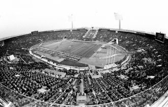Стадион “Лужники” во время Олимпиады - 1