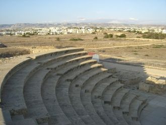 Амфитеатр Одеон в Пафосе.