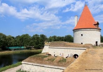 Вид на укрепительное сооружение