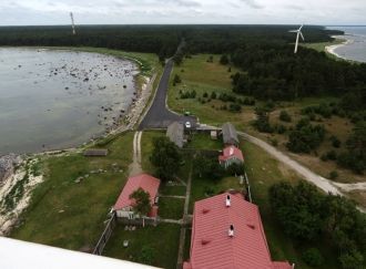 Вид с маяка Тазкуна. на острове лишь бес