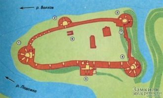 План крепости, 1490