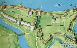 Староладожская крепость, конец ХVI в.