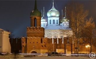 Тульский кремль ночью