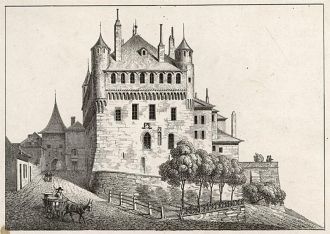 Резиденцией епископов замок был вплоть д