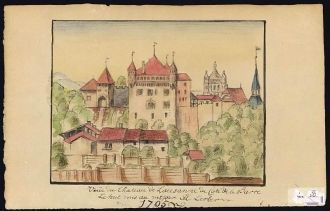 После этого замок стал резиденцией бернс