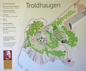 Карта усадьбы Трольхауген.