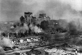 Замок Або, 1941 г., до большой реставрац