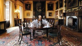 Столовая использовалась для семейных и б