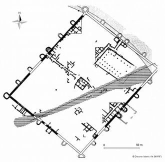 Карта древнего города.