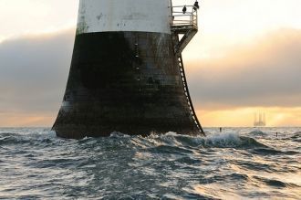 Нижняя часть Маяка Белл-Рок.