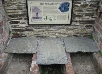 В саду Heligan имеется единственная оста