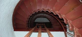 Лестница в башне маяка мыса Хаттерас