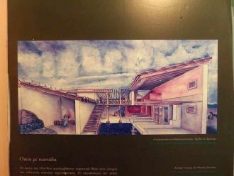 Дом, древний Олинфос. Каждый дом был пос