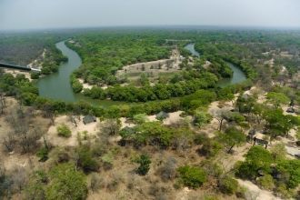 Национальный парк Кафю с высоты птичьего