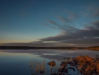 Закат в национальном парке Овре Пасвик.
