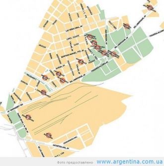 Кладбище находится посредине района Рико