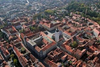 Церковь Святого Марка в Загребе, вид све
