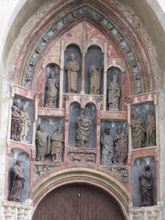 Готический вход в церковь Святого Марка 