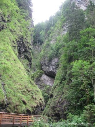 Маршрут по ущелью заканчивается видом на