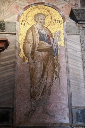 Мозаика святого Петра в Хоре. Апостол Пе