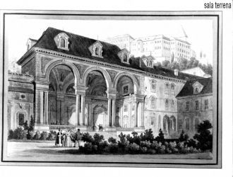 Вальдштейнский дворец. Литография. 1892 