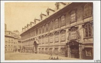 Вальдштейнский дворец. Фотография. 1870 