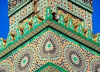 Декор минарета Медресе Бу Инания