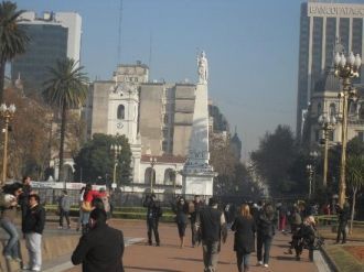 Первым строением, которое появилось на п