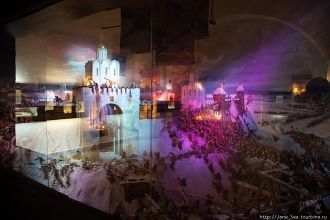 Диорама о событиях 1238 года в музее