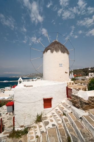 Ветряная мельница острова Миконос.