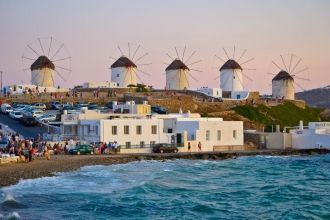 Ветряные мельницы появились в Греции в 1