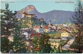 Замок Куфштайн на старой открытке