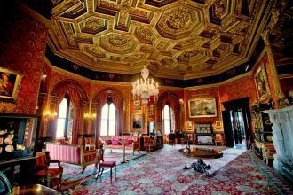 Замок прославился своим фантастически ро