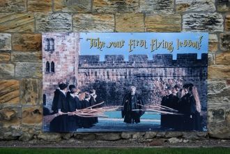 Настоящий ажиотаж у туристов замок Алвни