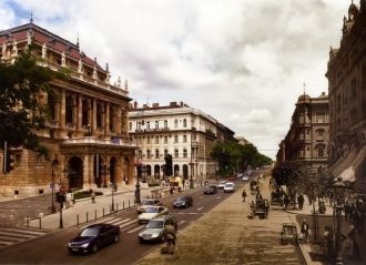 Это главный парадный проспект Будапешта,