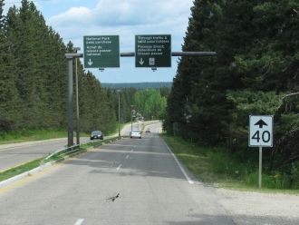 Дорога к национальному парку.