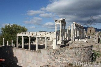 Античный город располагался на побережье