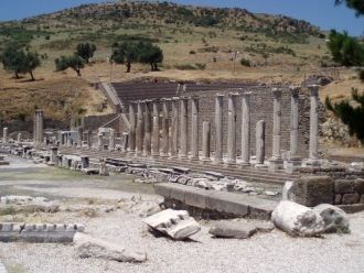 Руины города Пергам