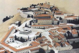 Старинное изображение Пергама.