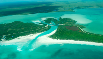 Заповедник Сиан Каан. Вид с высоты птичь