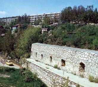 Выбранный под строительство крепости уча