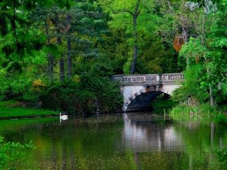 Парковый комплекс был разбит по указанию