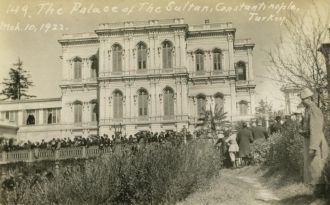 Дворец Йылдыз, фото 1926 года.