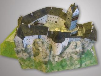 Модель замка Локет.