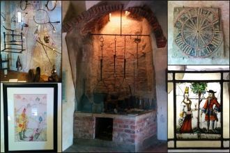 Экспонаты, выствленные в музее крепости 