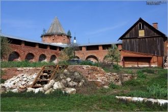 Верхняя боевая площадка Зарайской крепос