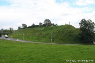 Общий вид на Красную (Соборную) гору, гд